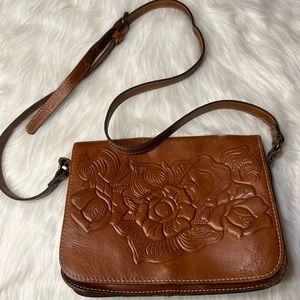 Patricia Nash Rose Embossed Crossbody